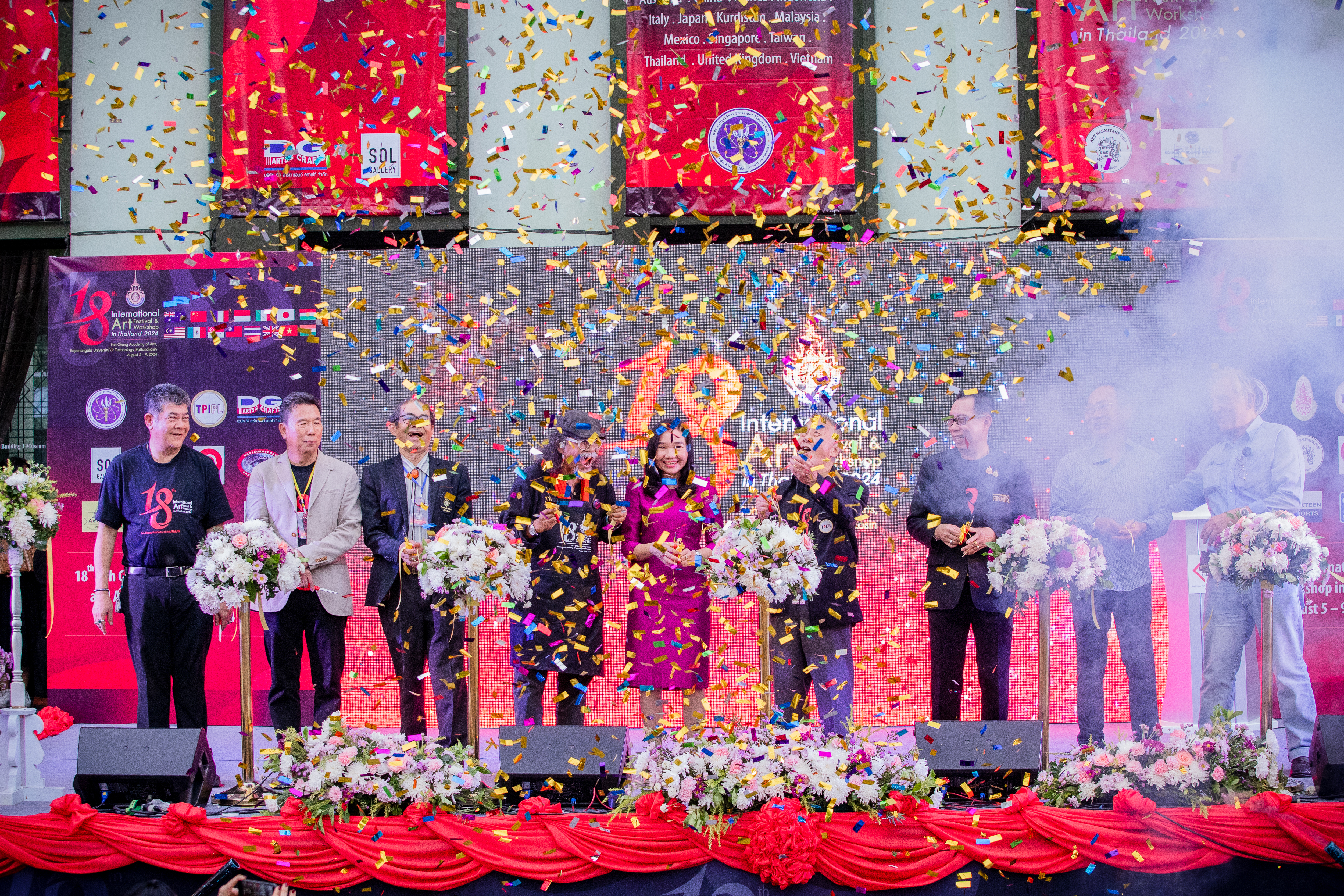 พิธีเปิดนิทรรศการโครงการ 18th Poh Chang International Art Festival and Art Workshop in Thailand 2024