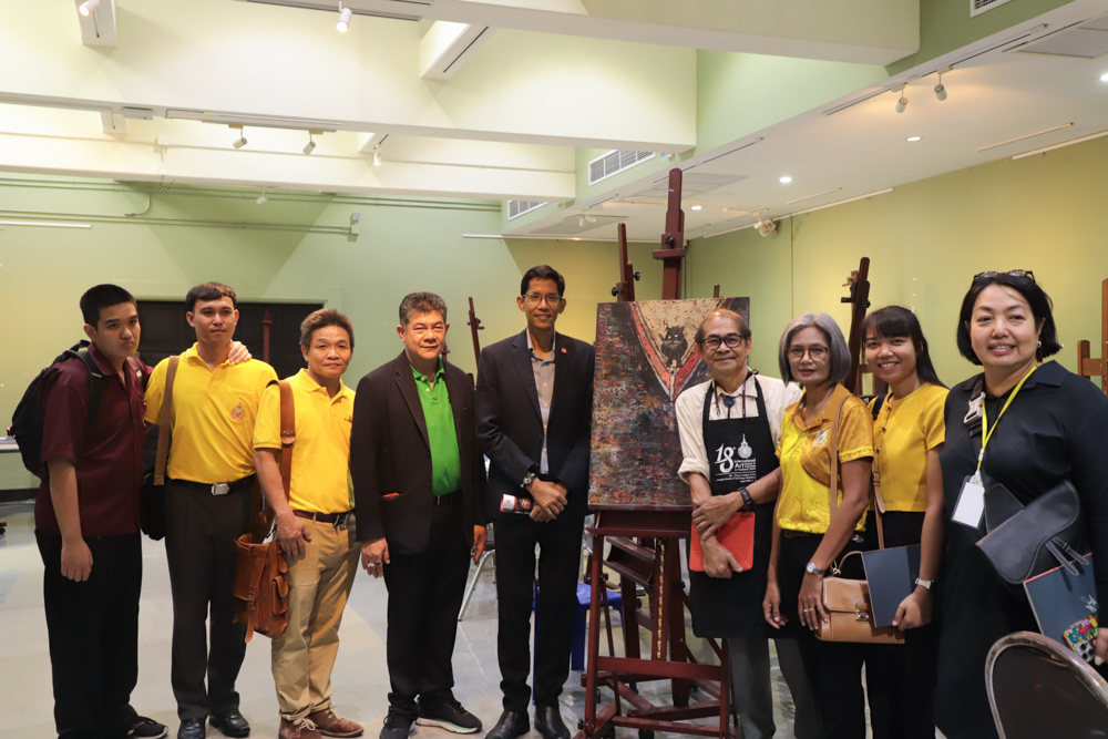 ร.อ.จิทัศ ศรสงคราม และโรงเรียนฉะเชิงเทราปัญญานุกุล เข้าชมโครงการ18th Pohchang International Art Festival and Art Workshop in Thailand 2024