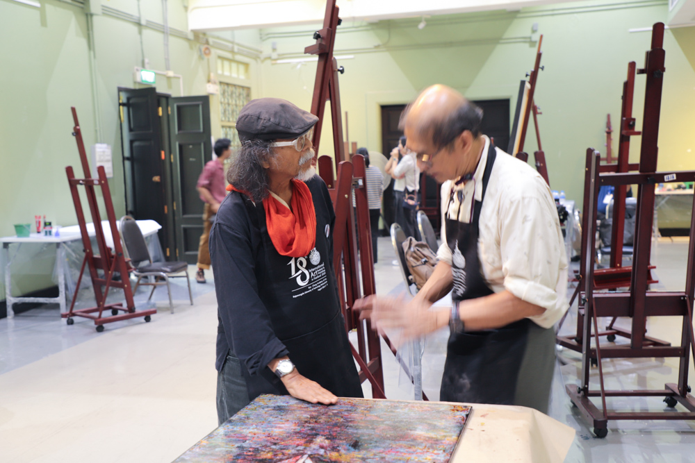ภาพบรรยายกาศช่วงบ่าย วันที่ 7 สิงหาคม 2567 โครงการ 18 th18th Pohchang International Art Festival and Art Workshop in Thailand 2024