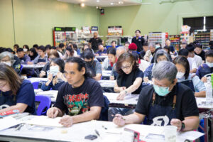 ภาพบรรยากาศ คลาสวาดเส้น กับ สาขาวิชาศิลปศึกษา