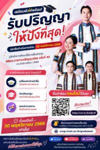 เตรียมตัวรับปริญญา! อย่าลืมดำเนินการก่อน 30 พฤศจิกายน 2569