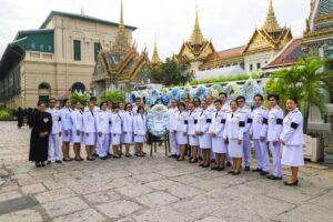 วิทยาลัยเพาะช่าง ร่วมพิธีธรรมสวดพระอภิธรรมพระบรมศพ สมเด็จพระนางเจ้าสิริกิติ์ พระบรมราชินีนาถ พระบรมราชชนนีพันปีหลวง